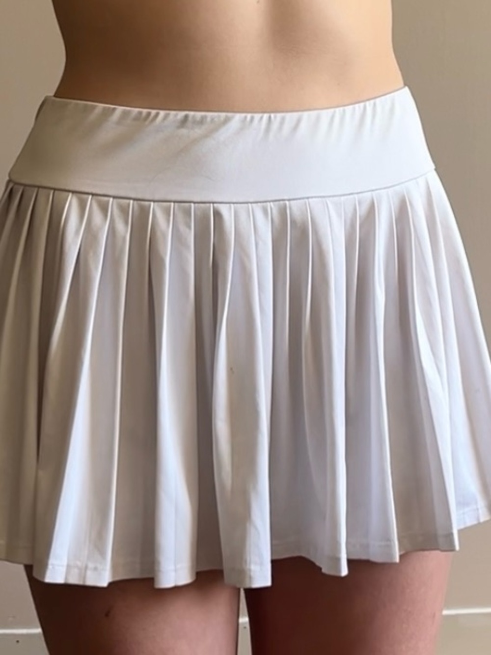 Nordstrom bp White Pleated Mini Skirt